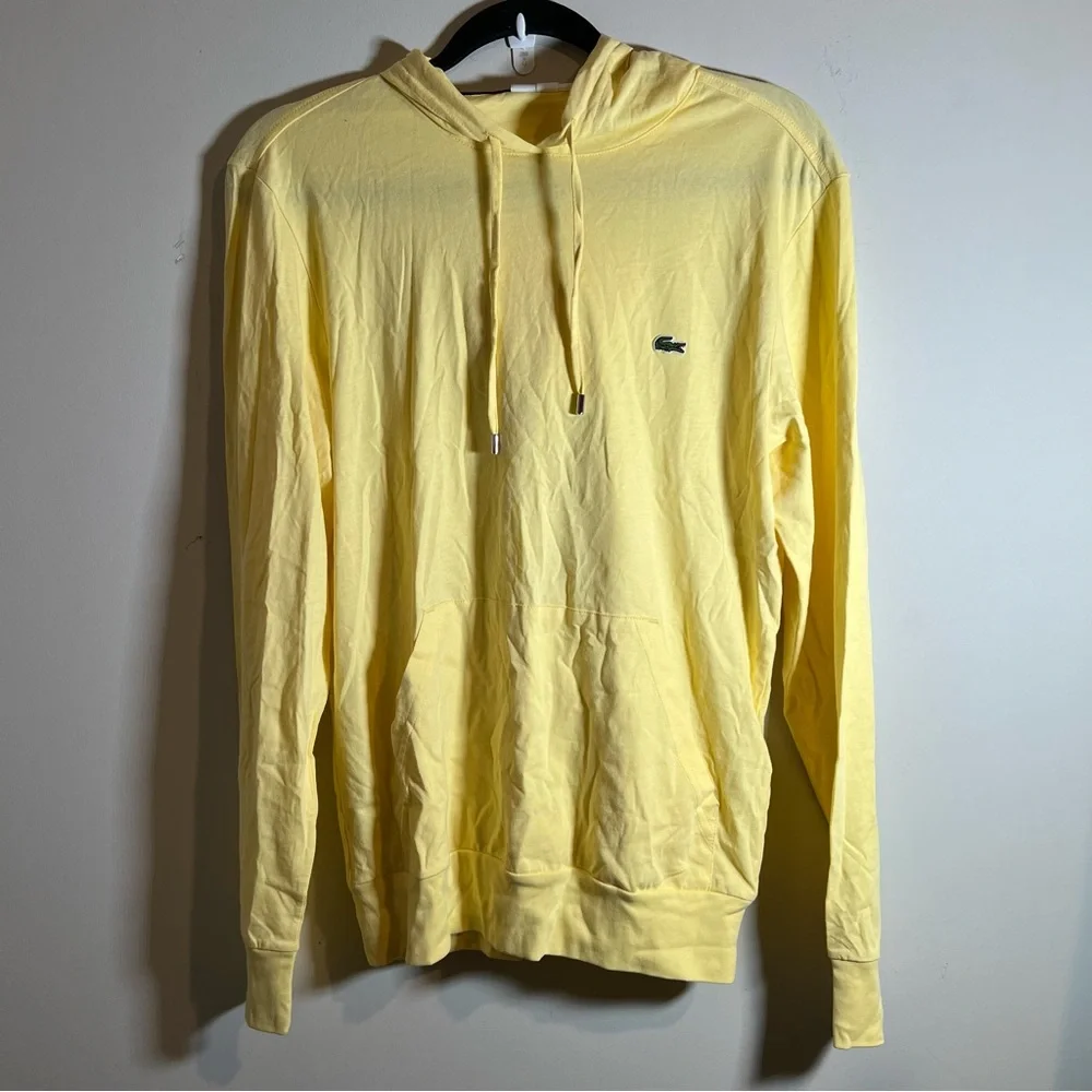 Lacoste Men's Cotton Jersey Hooded T-Shirt - Picture 2 of 3